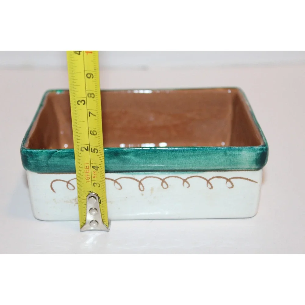 Vintage Stangl Terra Rose Mountain Laurel Trinket Decorative Box with Lid MCM
